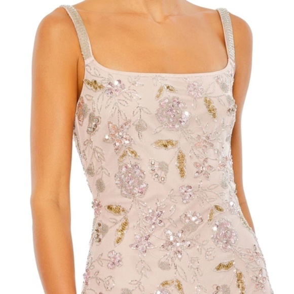 MAC DUGGAL Floral Beaded Bridal Wedding Formal Embellished Gown • Size 10 NWT! - Picture 3 of 6